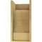 Ekena Millwork 11"W x 11"D x 22"H Wide Newport Rough Cedar Woodgrain TimberThane Corbel, Primed Tan CORUR11X11X22NEWRCPR - alternate 6